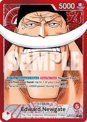 Edward.Newgate (001) (Alternate Art) - The World's Strongest Warriors - OP17-001