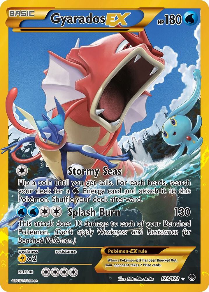 Gyarados EX (Secret) - XY - BREAKpoint - 123/122