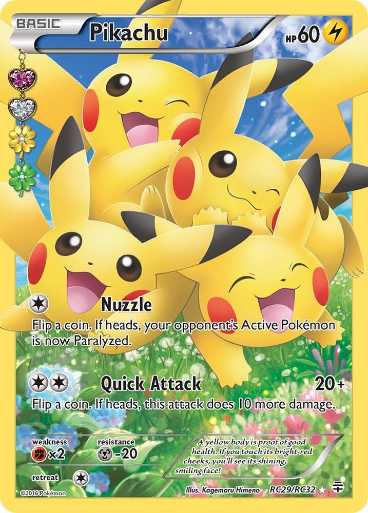 Pikachu (Full Art) - Generations: Radiant Collection - RC29/RC32