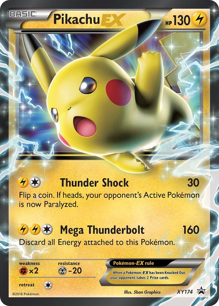 Pikachu EX - XY174 - XY Promos - XY174