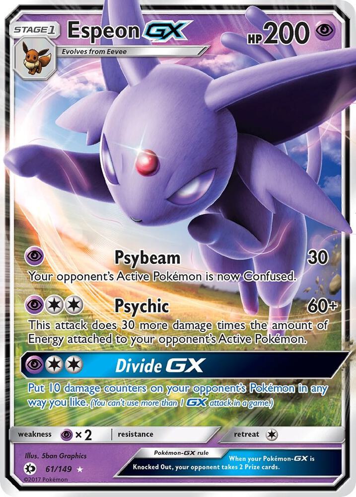 Espeon GX - SM Base Set - 61/149