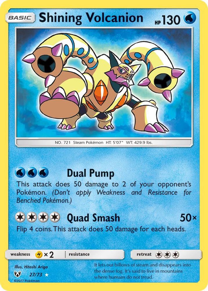 Shining Volcanion - Shining Legends - 27/73