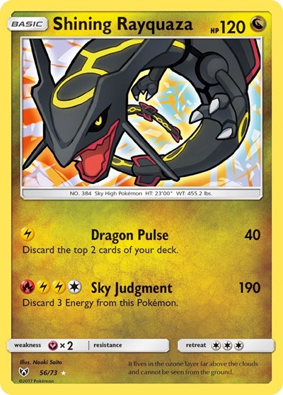 Shining Rayquaza - Shining Legends - 56/73