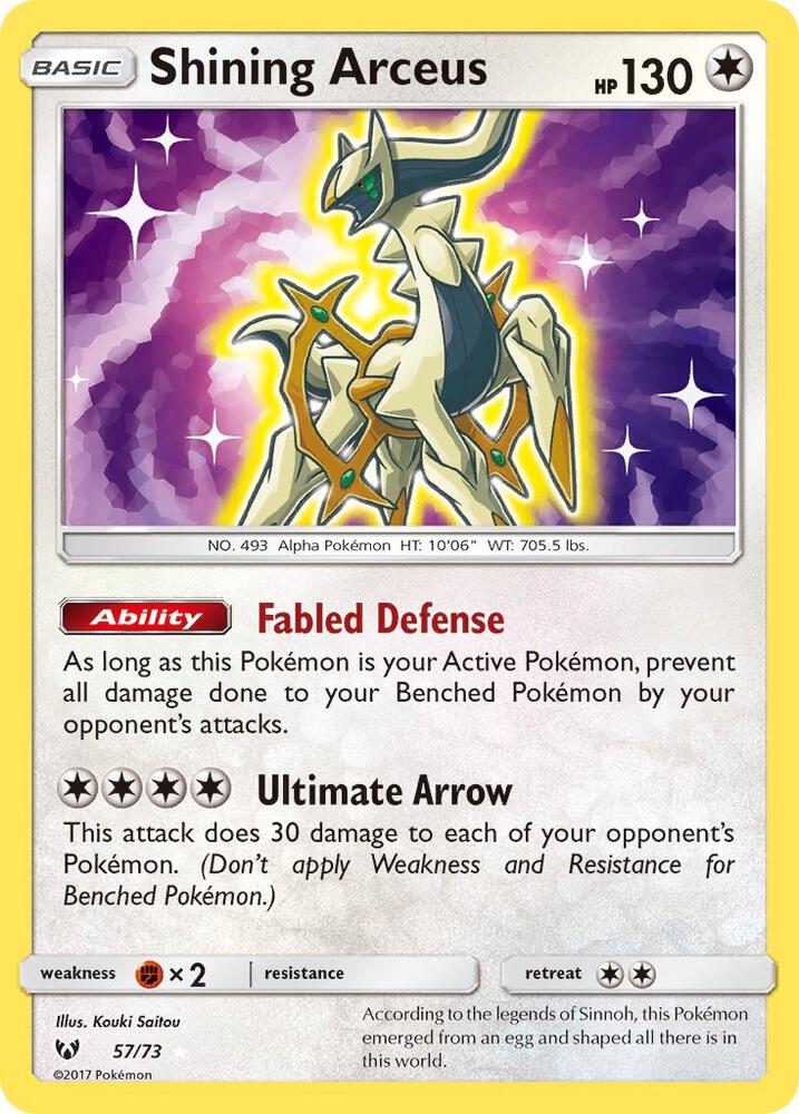 Shining Arceus - Shining Legends - 57/73