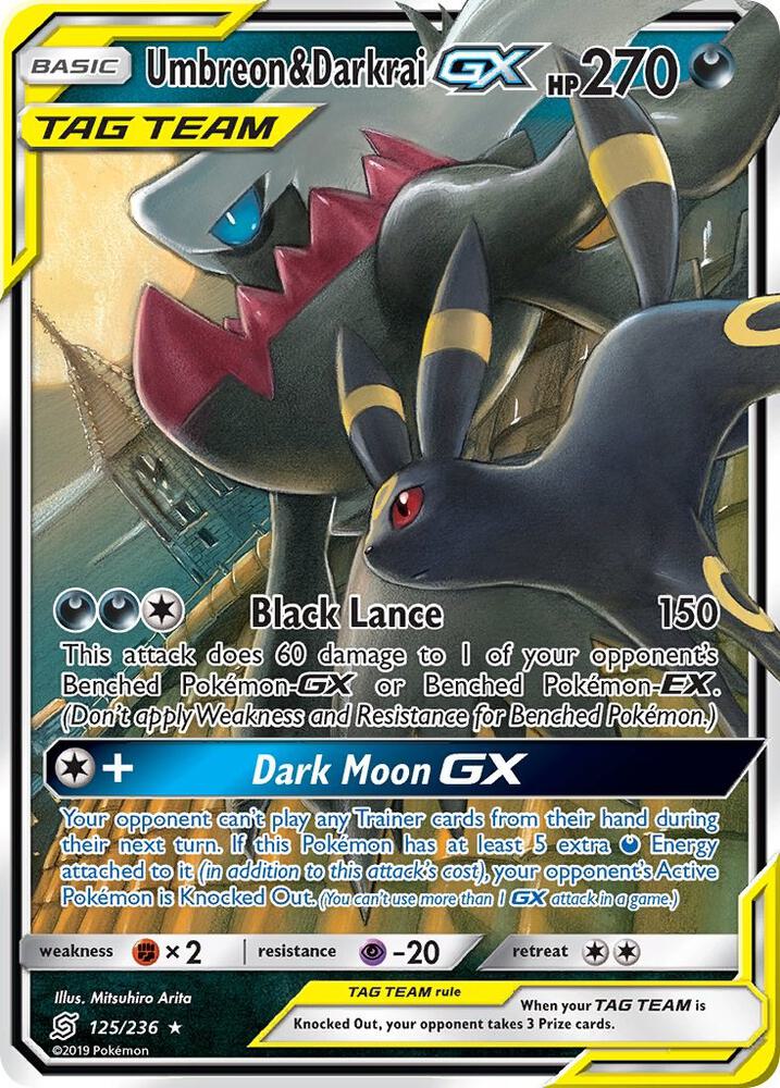 Umbreon & Darkrai GX - SM - Unified Minds - 125/236