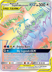 Moltres & Zapdos & Articuno GX (Secret) - Hidden Fates - 69/68