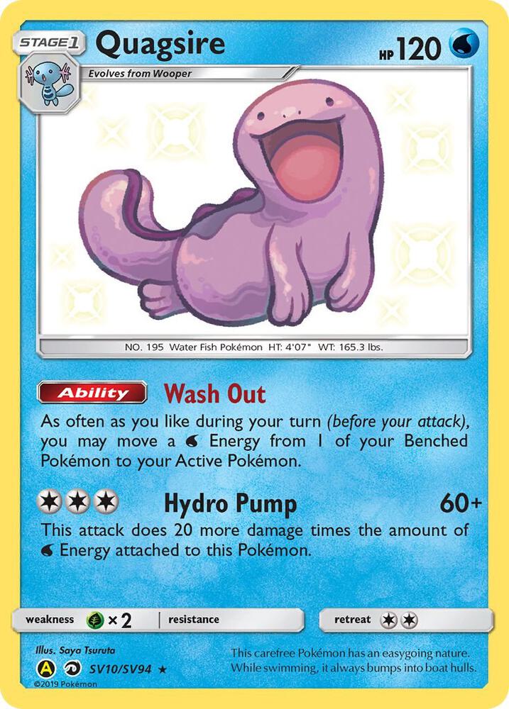 Quagsire - Hidden Fates: Shiny Vault - SV10/SV94