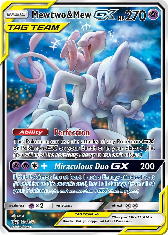 Mewtwo & Mew GX - SM191 - SM Promos - SM191