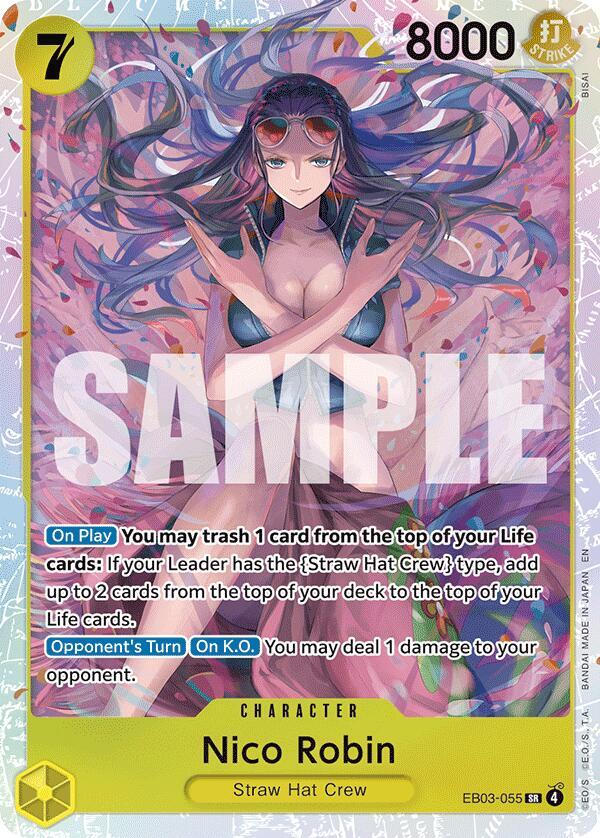 Nico Robin (055) - Extra Booster: One Piece Heroines Edition - EB03-055