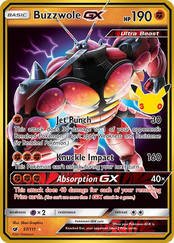 Buzzwole GX - ME: 30th Celebration Classic Collection - 57/111
