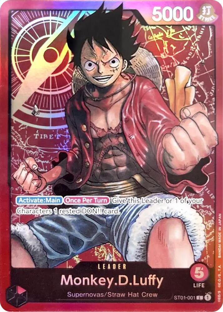 Monkey.D.Luffy (001) - Starter Deck 1: Straw Hat Crew - ST01-001