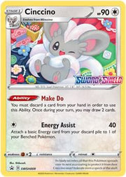 Cinccino - SWSH009 (Prerelease) - SWSH: Sword & Shield Promo Cards - SWSH009