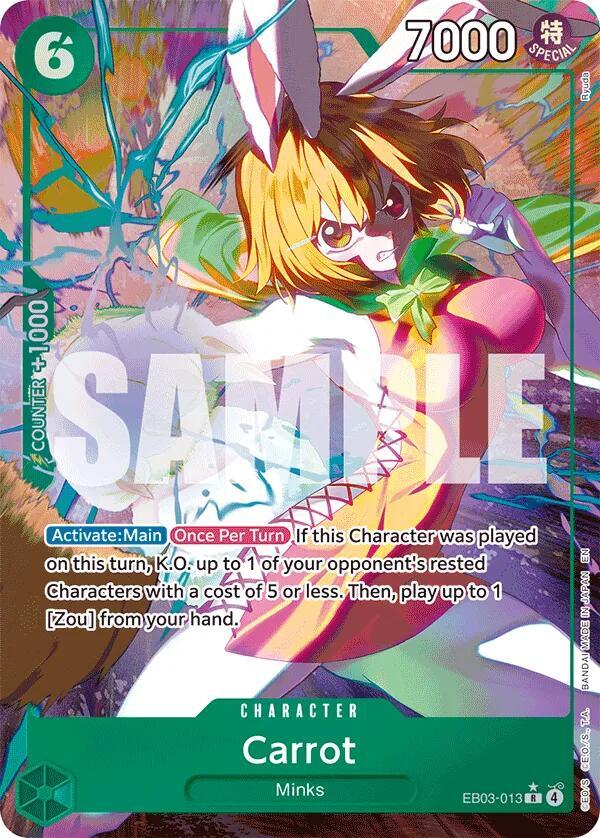 Carrot (Alternate Art) - Extra Booster: One Piece Heroines Edition - EB03-013