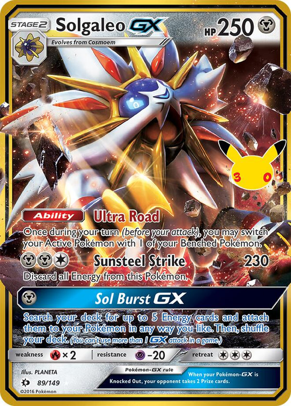 Solgaleo GX - ME: 30th Celebration Classic Collection - 89/149