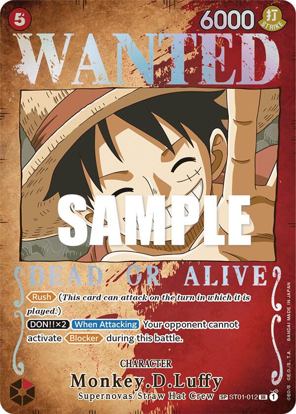 Monkey.D.Luffy (Wanted Poster) - Pillars of Strength - ST01-012