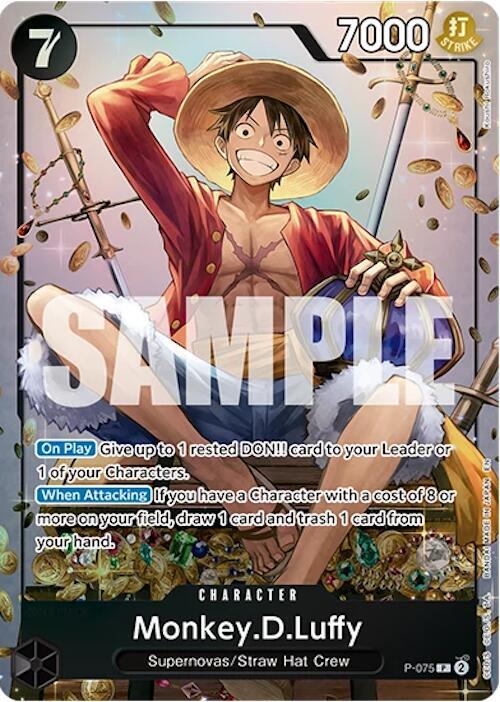Monkey.D.Luffy (Tin Pack Set Vol. 2) - One Piece Promotion Cards - P-075