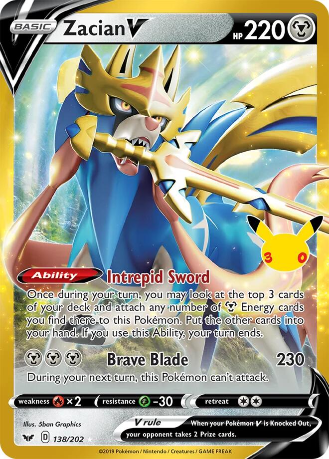 Zacian V - ME: 30th Celebration Classic Collection - 138/202