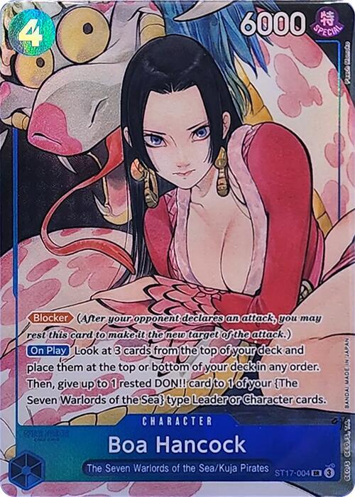 Boa Hancock (Illustration Box Vol.1) (Textured) - One Piece Promotion Cards - ST17-004
