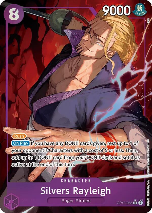 Silvers Rayleigh (Alternate Art) - Carrying On His Will - OP13-066