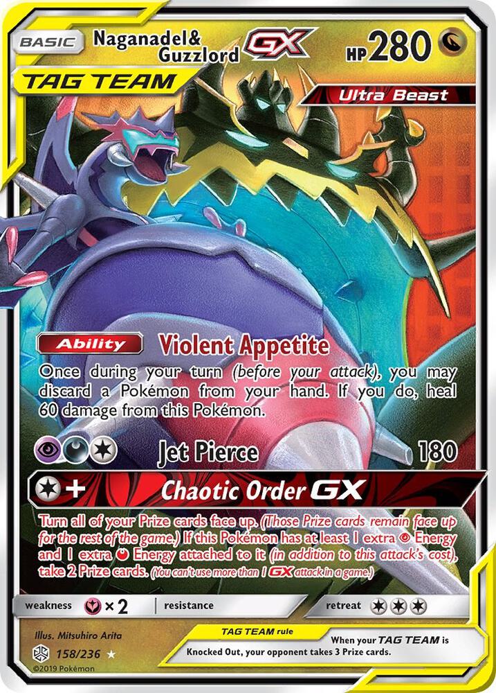 Naganadel & Guzzlord GX - SM - Cosmic Eclipse - 158/236