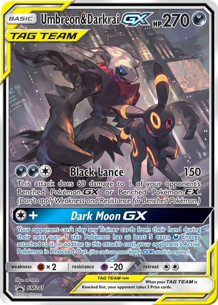 Umbreon & Darkrai GX - SM241 - SM Promos - SM241