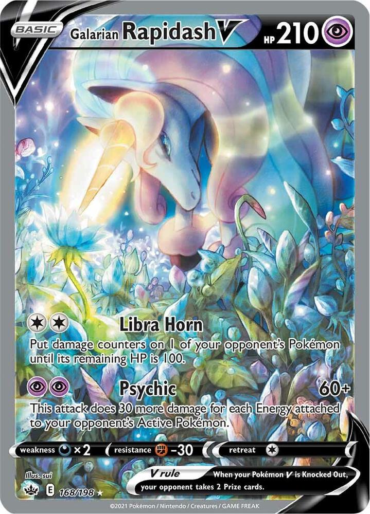 Galarian Rapidash V (Alternate Full Art) - SWSH06: Chilling Reign - 168/198