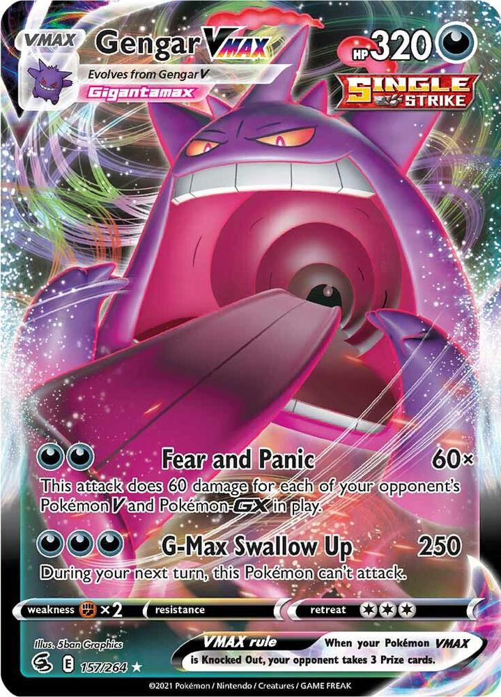 Gengar VMAX - SWSH08: Fusion Strike - 157/264