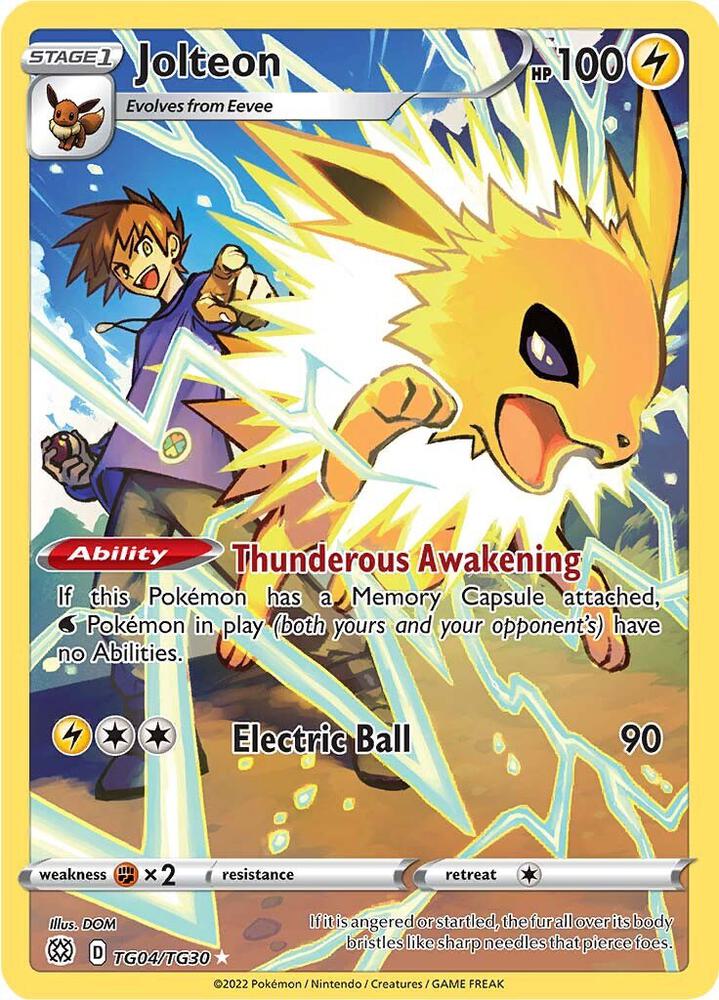Jolteon - SWSH09: Brilliant Stars Trainer Gallery - TG04/TG30