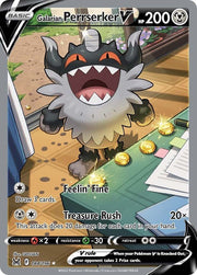 Galarian Perrserker V (Alternate Full Art) - SWSH11: Lost Origin - 184/196