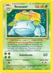 Venusaur - Base Set - 015/102