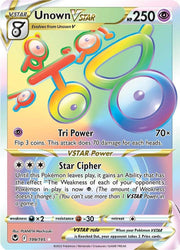 Unown VSTAR (Secret) - SWSH12: Silver Tempest - 199/195