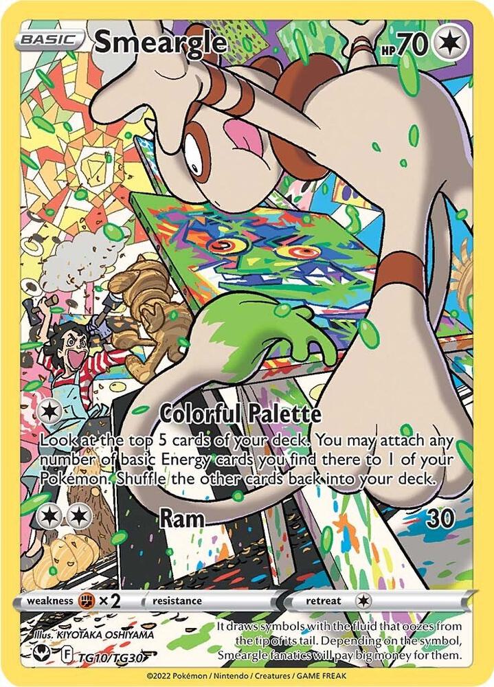 Smeargle - SWSH12: Silver Tempest Trainer Gallery - TG10/TG30