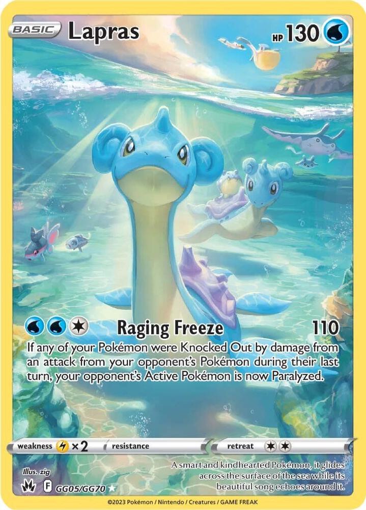 Lapras - SWSH: Crown Zenith: Galarian Gallery - GG05/GG70