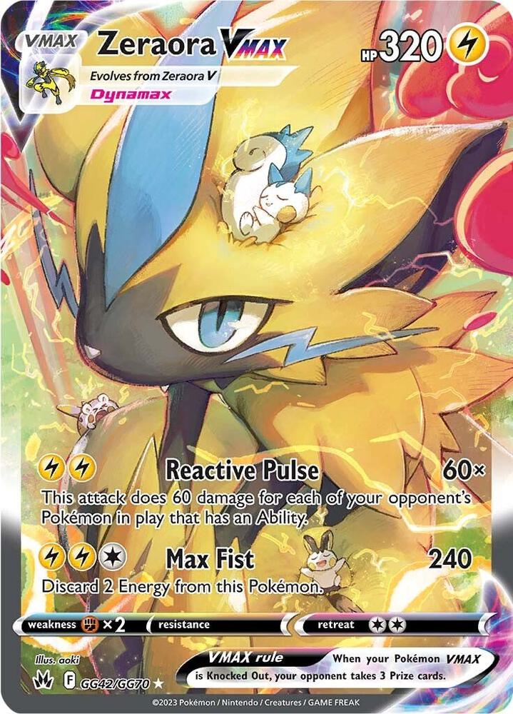 Zeraora VMAX - SWSH: Crown Zenith: Galarian Gallery - GG42/GG70