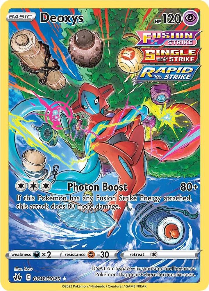 Deoxys - SWSH: Crown Zenith: Galarian Gallery - GG12/GG70