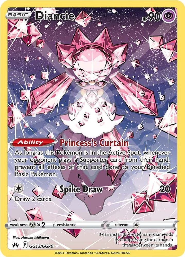 Diancie - SWSH: Crown Zenith: Galarian Gallery - GG13/GG70