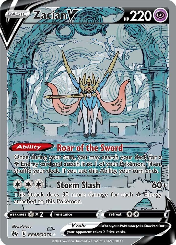 Zacian V - SWSH: Crown Zenith: Galarian Gallery - GG48/GG70