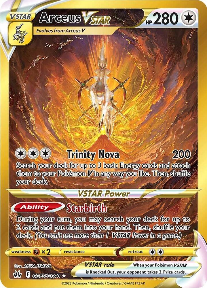 Arceus VSTAR (Secret) - SWSH: Crown Zenith: Galarian Gallery - GG70/GG70