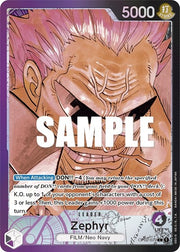Zephyr (Alternate Art) - Paramount War - OP02-072