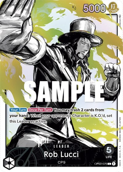Rob Lucci (076) (Alternate Art) - Pillars of Strength - OP03-076