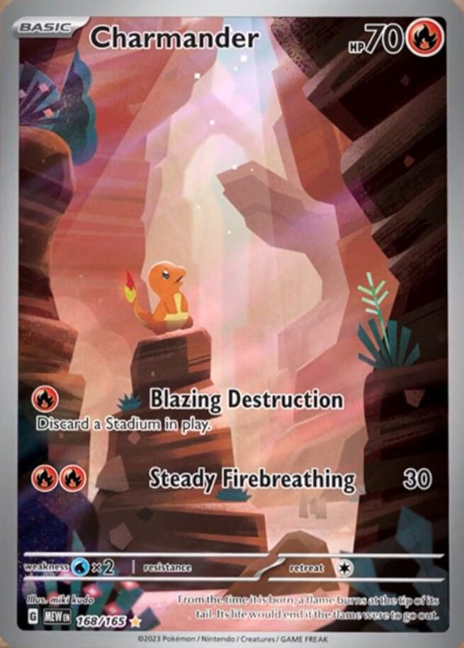 Charmander - 168/165 - SV: Scarlet & Violet 151 - 168/165