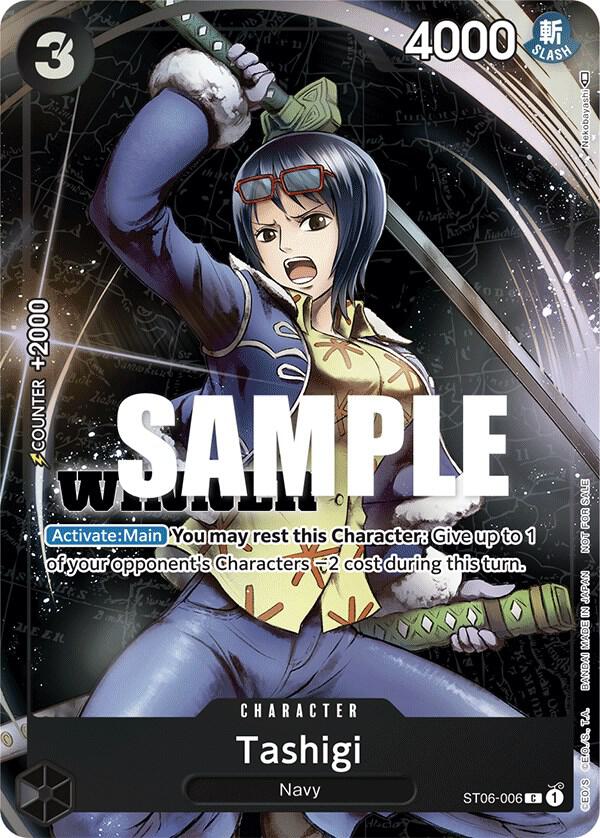 Tashigi (Winner Pack Vol. 4) - One Piece Promotion Cards - ST06-006