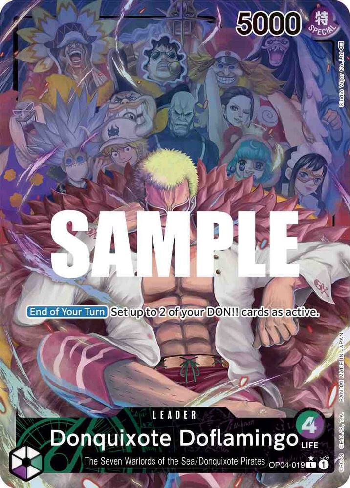 Donquixote Doflamingo (019) (Alternate Art) - Kingdoms of Intrigue - OP04-019