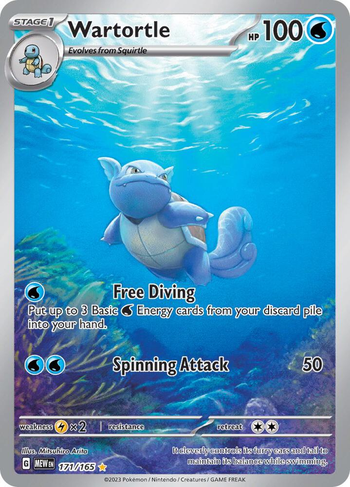 Wartortle - 171/165 - SV: Scarlet & Violet 151 - 171/165