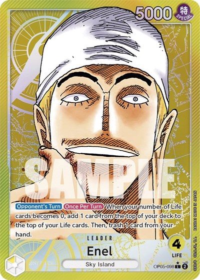 Enel (098) (Alternate Art) - Awakening of the New Era - OP05-098