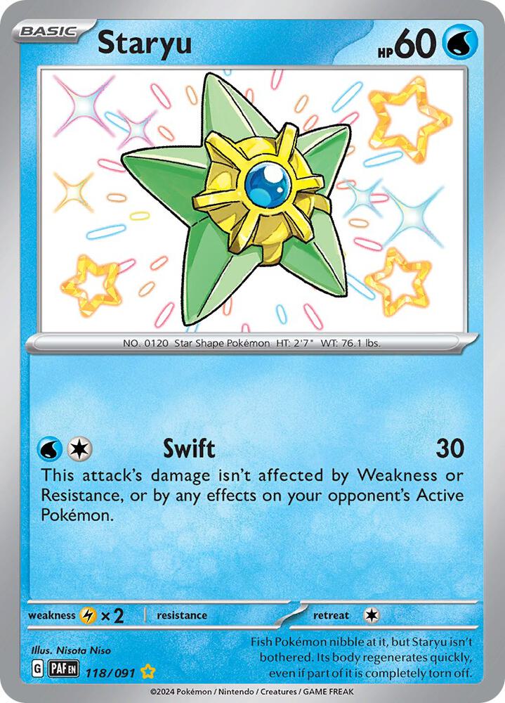 Staryu - SV: Paldean Fates - 118/091