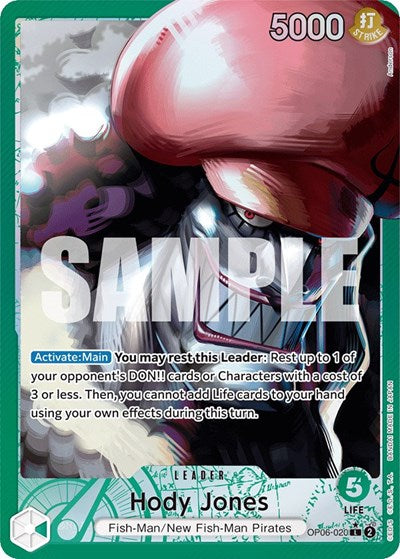 Hody Jones (020) (Alternate Art) - Wings of the Captain - OP06-020