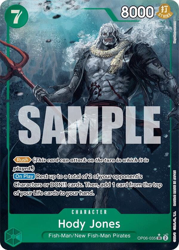 Hody Jones (035) (Alternate Art) - Wings of the Captain - OP06-035