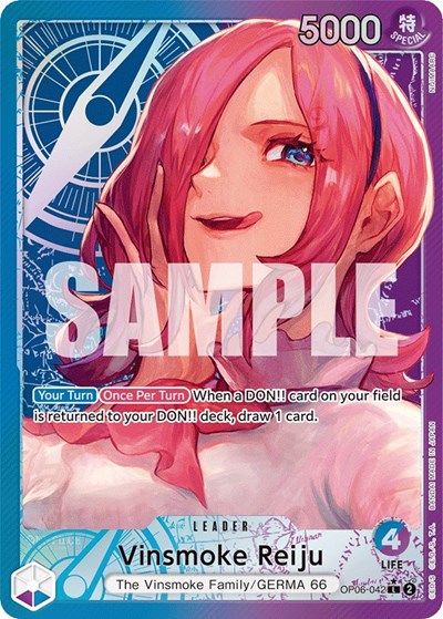Vinsmoke Reiju (042) (Alternate Art) - Wings of the Captain - OP06-042