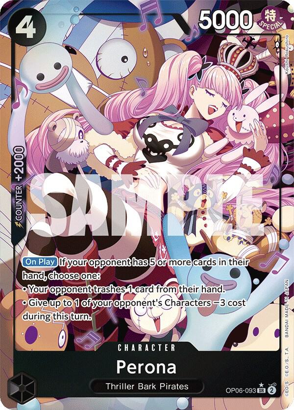 Perona (093) (Alternate Art) - Wings of the Captain - OP06-093